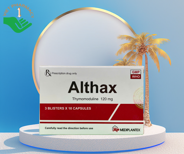 Thuốc hỗ trợ điều trị viêm mũi dị ứng, nhiễm khuẩn hô hấp Mediplantex Althax 120mg